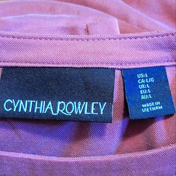 Cynthia Rowley Red Mini Dress Scoop Neck Short Sleeve Casual Summer Athleisure L - Picture 12 of 14